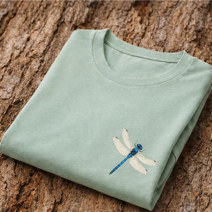 Blauwe libelle T‑Shirt