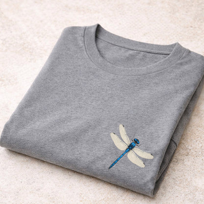 Blauwe libelle T‑Shirt