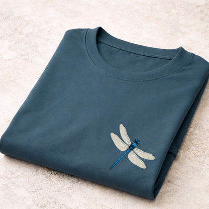 Blauwe libelle T‑Shirt