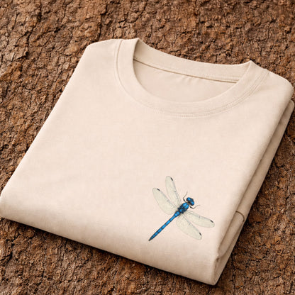 Blauwe libelle T‑Shirt