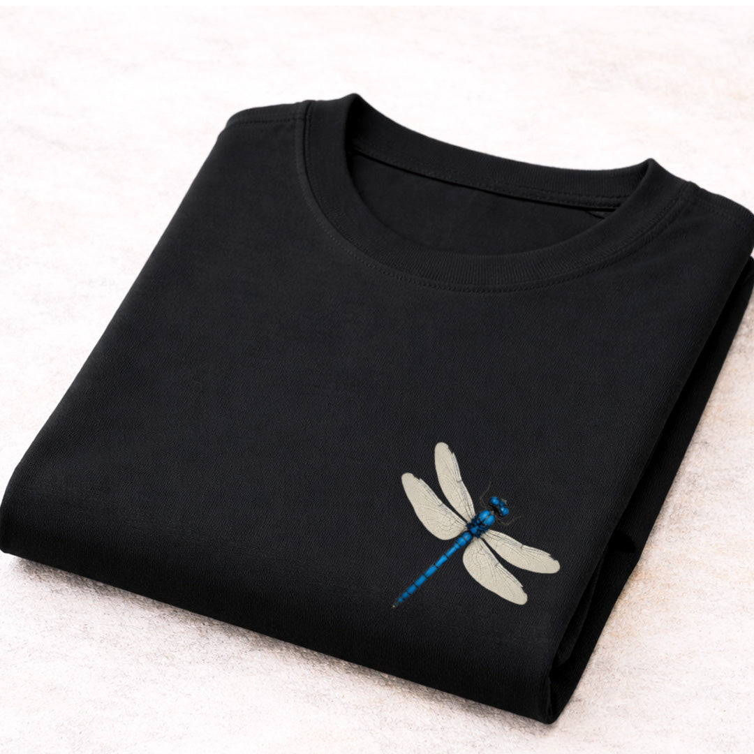 Blauwe libelle T‑Shirt