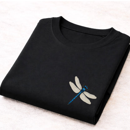 Blauwe libelle T‑Shirt