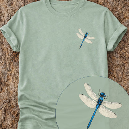 Blauwe libelle T‑Shirt