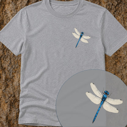Blauwe libelle Bio T‑Shirt