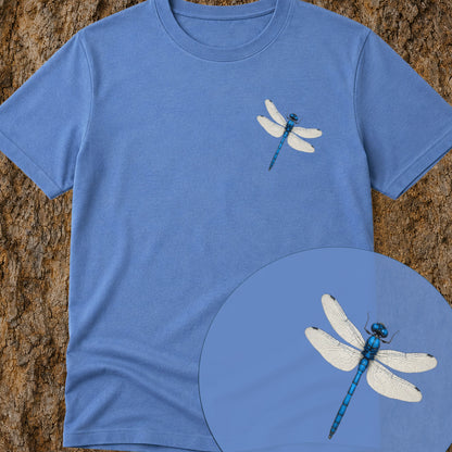 Blauwe libelle Bio T‑Shirt