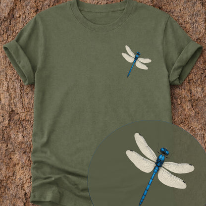 Blauwe libelle T‑Shirt