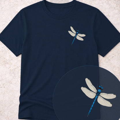 Blauwe libelle Bio T‑Shirt