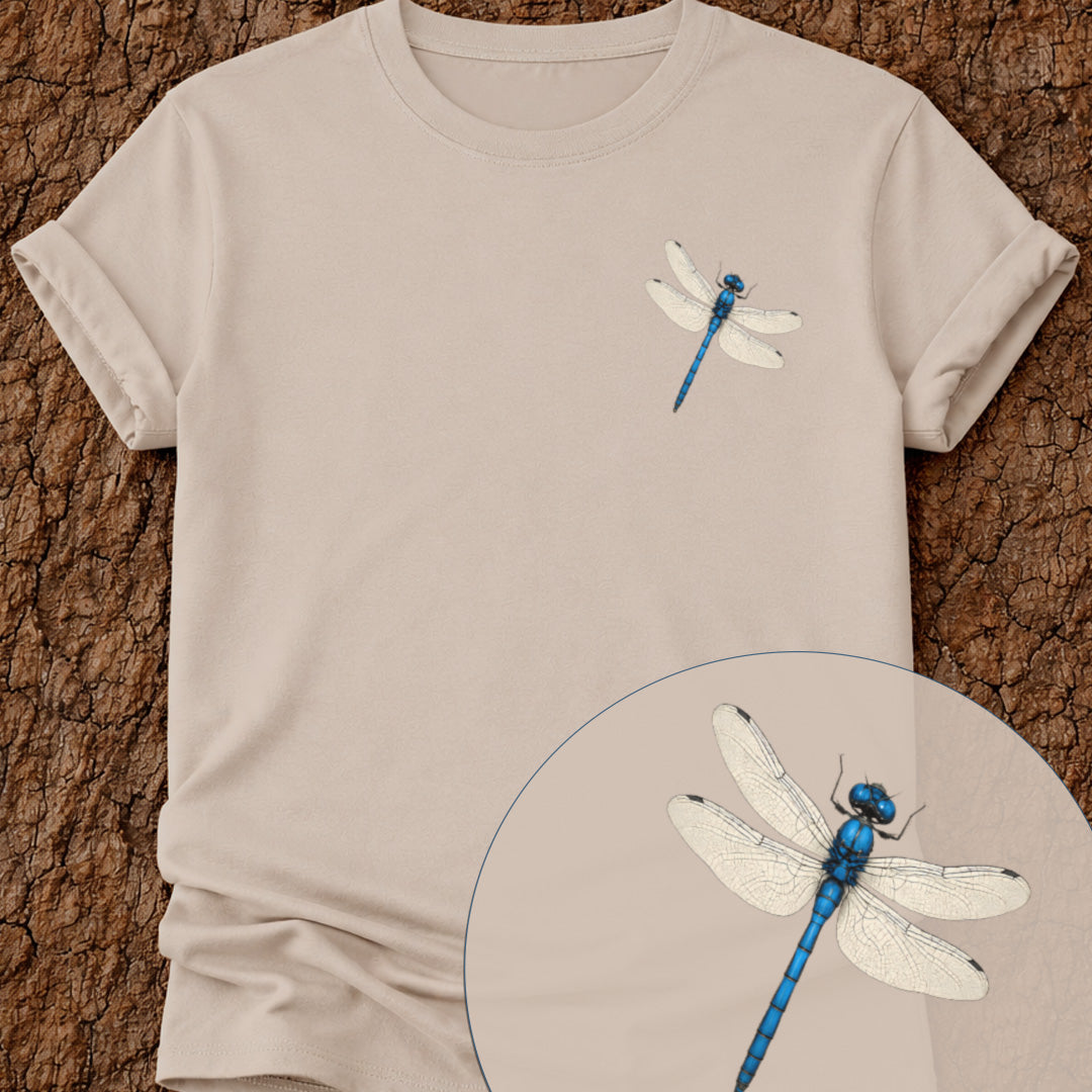 Blauwe libelle T‑Shirt