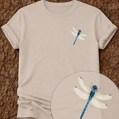 Blauwe libelle T‑Shirt