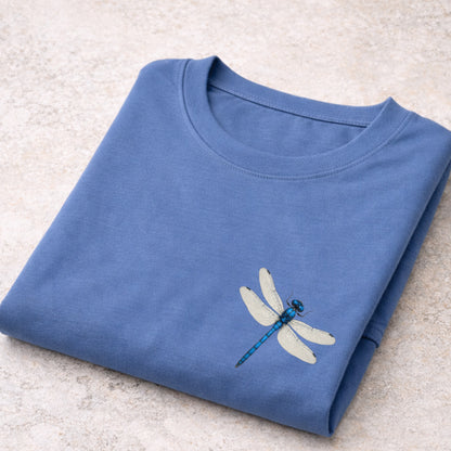 Blauwe libelle T‑Shirt
