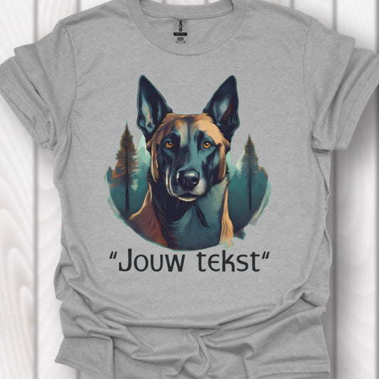 Mechelse herder "jouw tekst" T‑shirt