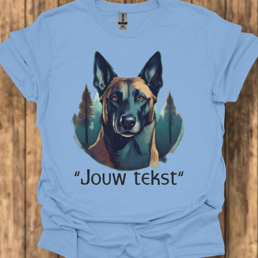 Mechelse herder "jouw tekst" T‑shirt