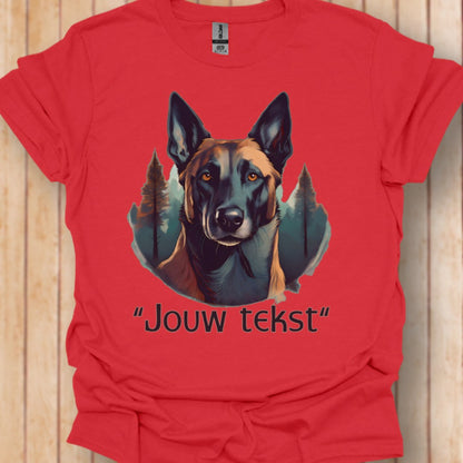 Mechelse herder "jouw tekst" T‑shirt