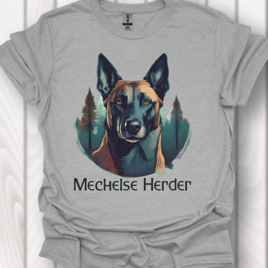 Mechelse Herder met rasnaam T‑shirt