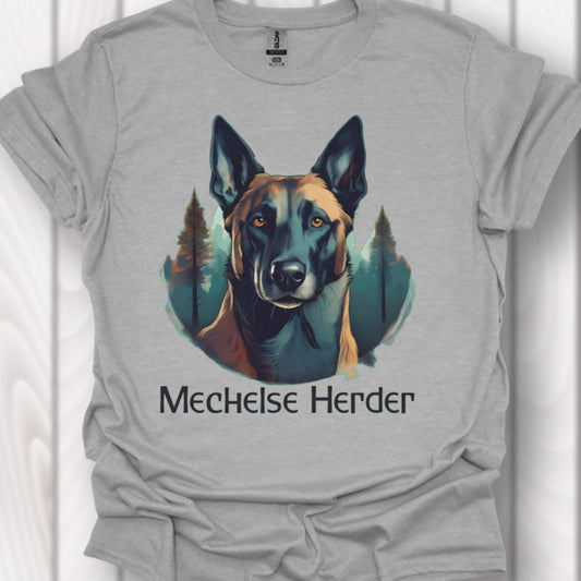 Mechelse Herder met rasnaam T‑shirt
