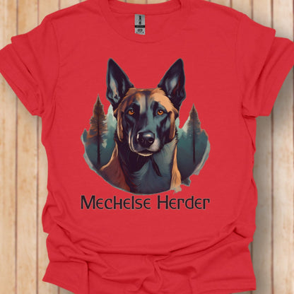 Mechelse Herder met rasnaam T‑shirt
