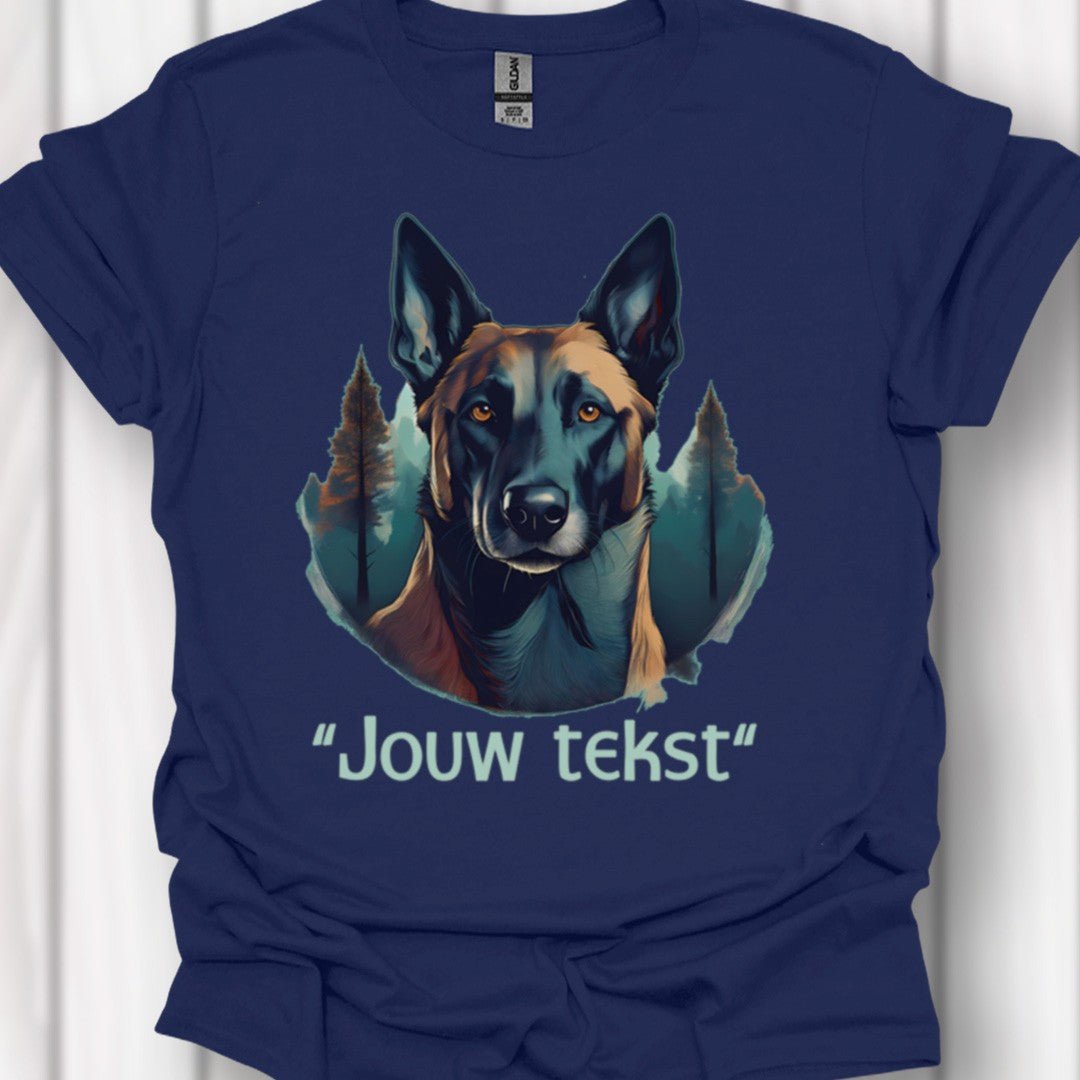 Mechelse herder "jouw tekst" T‑shirt