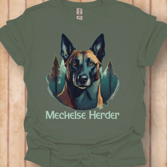 Mechelse Herder met rasnaam T‑shirt