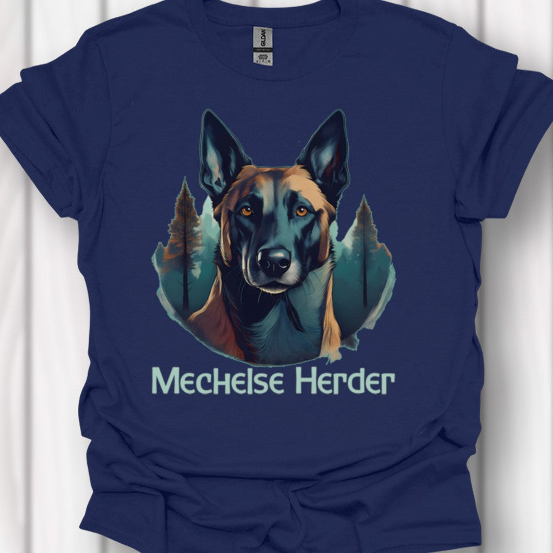 Mechelse Herder met rasnaam T‑shirt