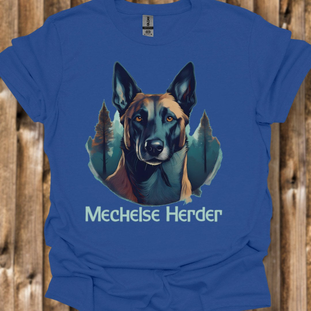 Mechelse Herder met rasnaam T‑shirt