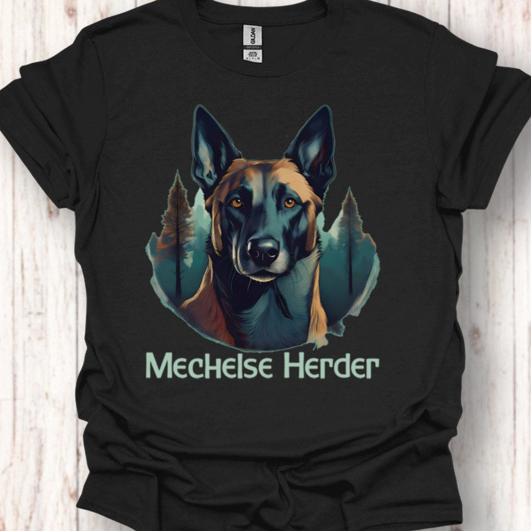 Mechelse Herder met rasnaam T‑shirt