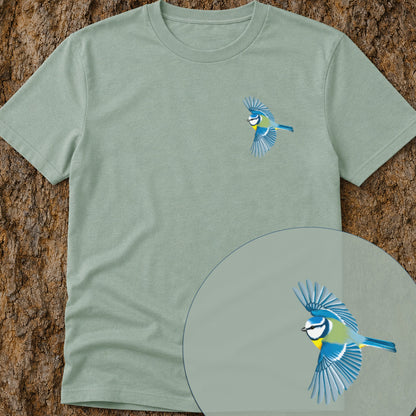 T-shirt Mésange bleue en vol