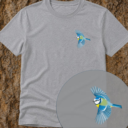 T-shirt Mésange bleue en vol