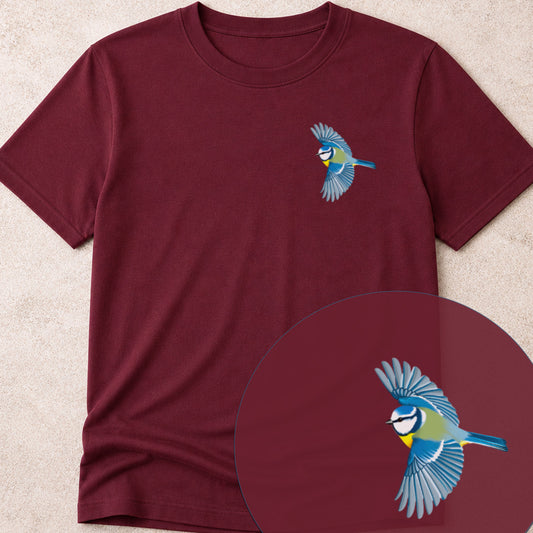 Pimpelmeesje vliegend Bio T-shirt