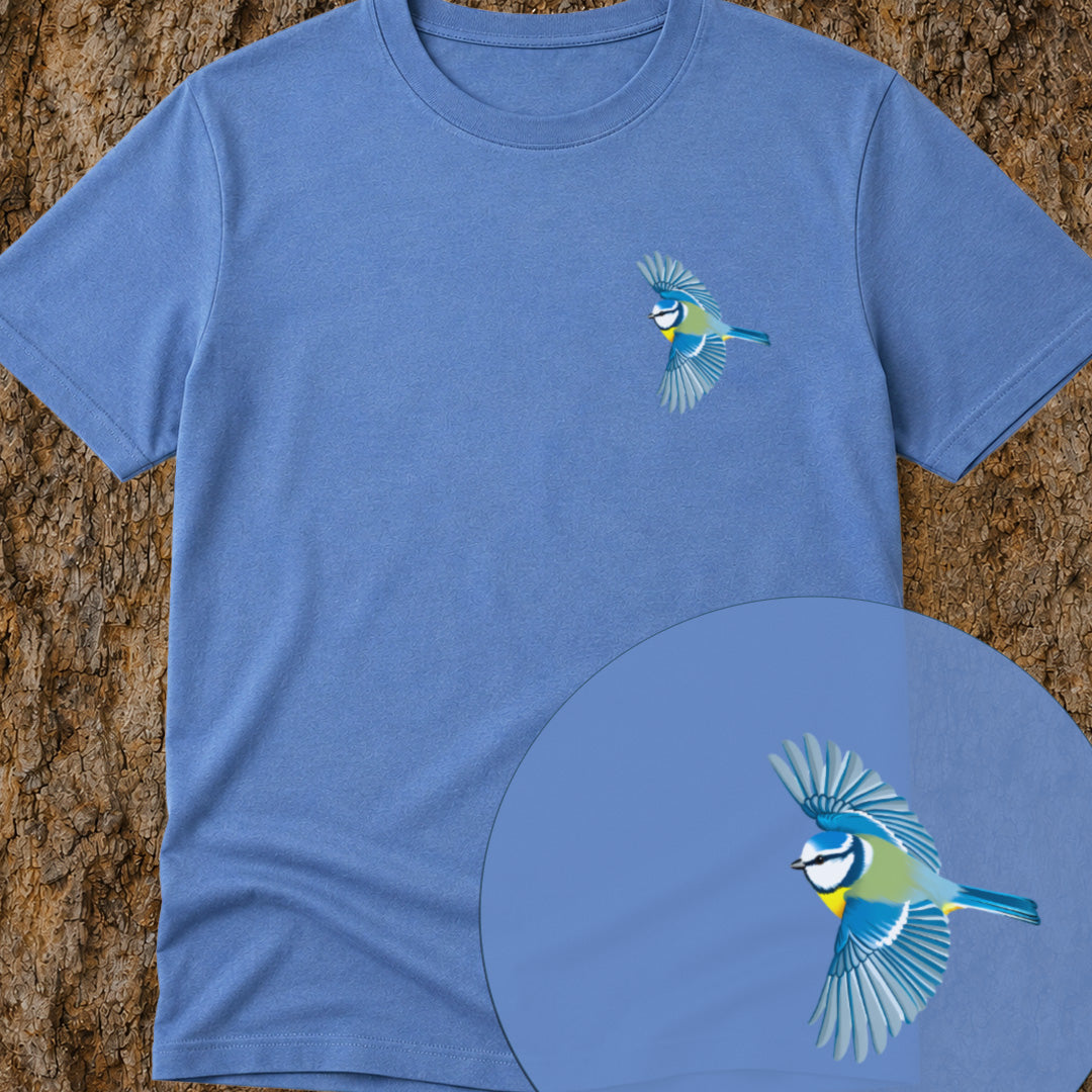 T-shirt Mésange bleue en vol