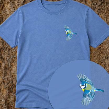 T-shirt Mésange bleue en vol
