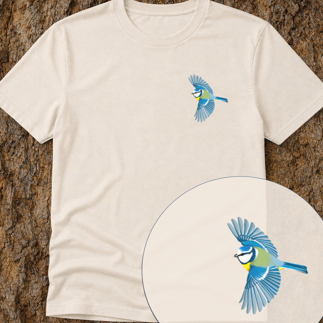 T-shirt Mésange bleue en vol