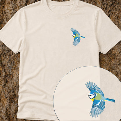 T-shirt Mésange bleue en vol