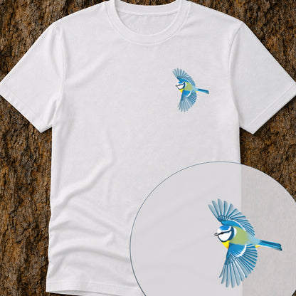 T-shirt Mésange bleue en vol
