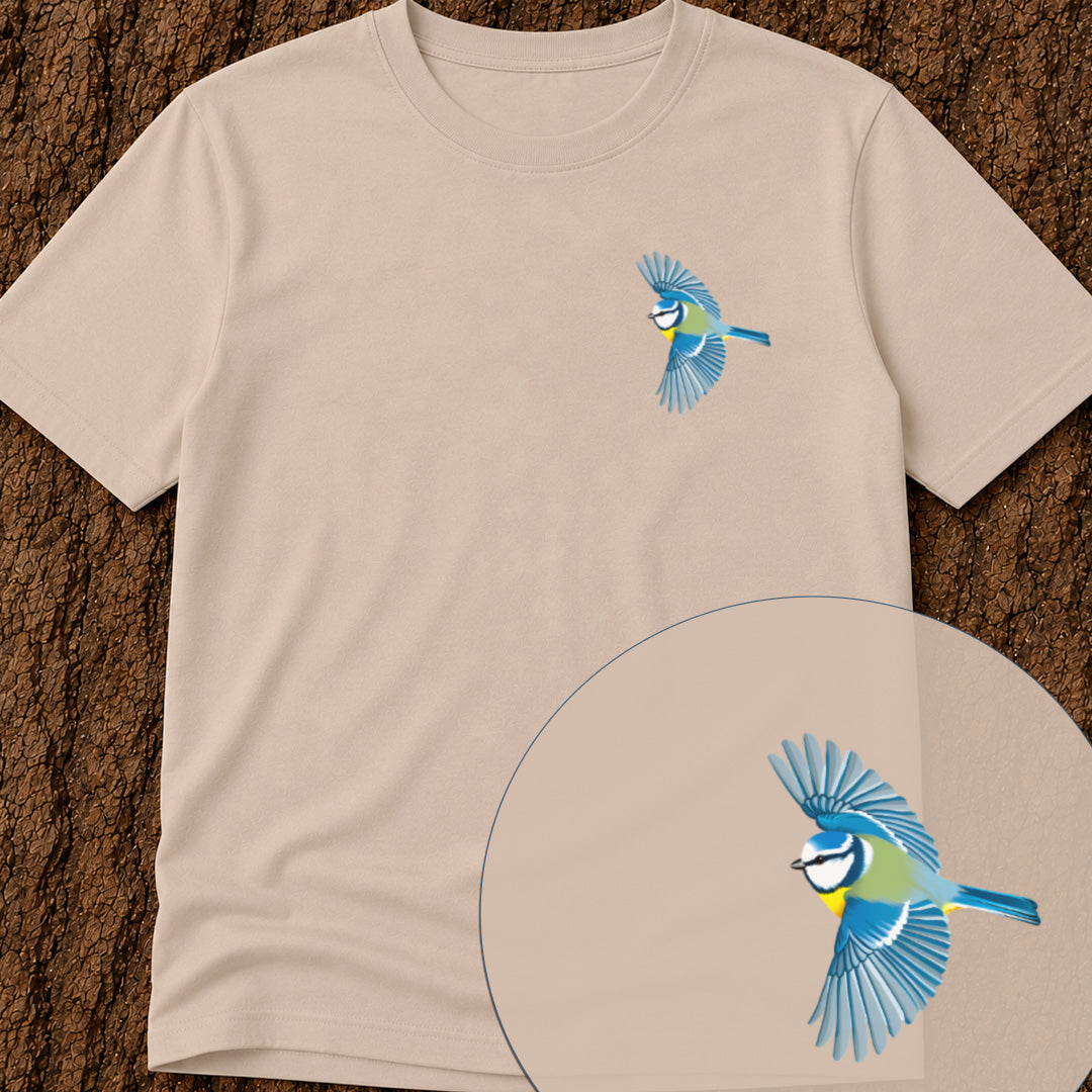 T-shirt Mésange bleue en vol