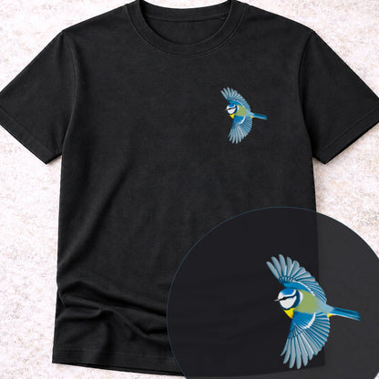 T-shirt Mésange bleue en vol
