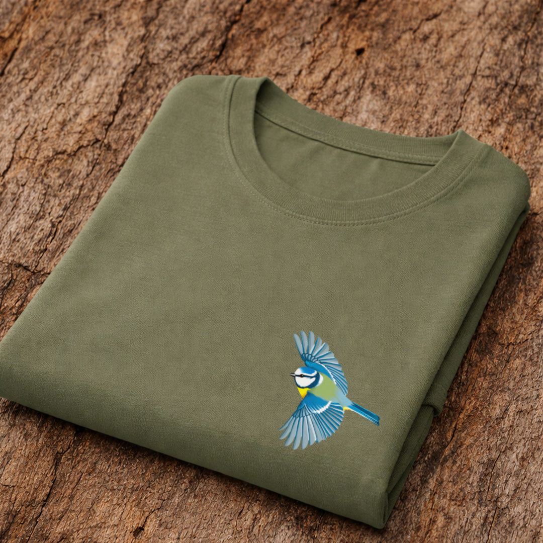 Pimpelmeesje vliegend T-shirt
