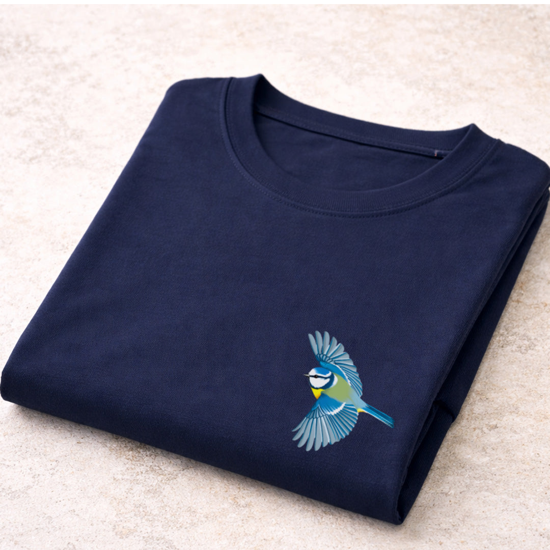 Pimpelmeesje vliegend T-shirt