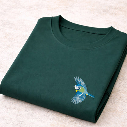 Pimpelmeesje vliegend T-shirt