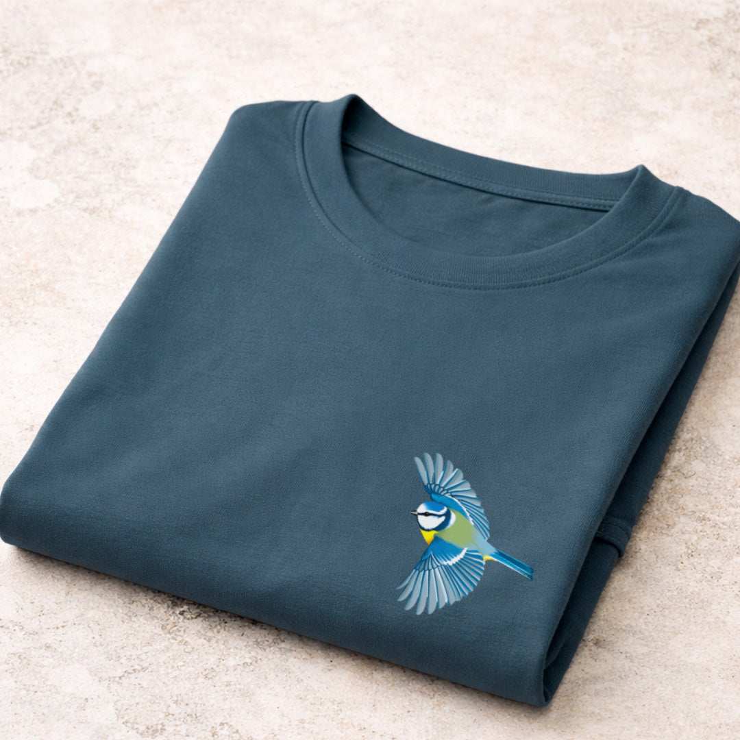 Pimpelmeesje vliegend T-shirt