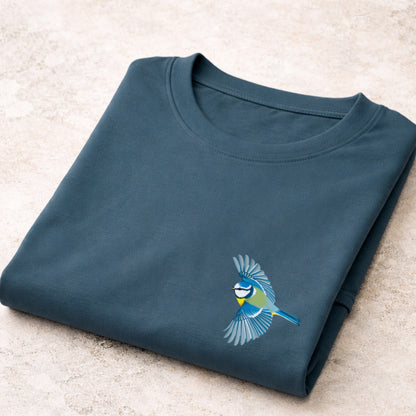 Pimpelmeesje vliegend T-shirt