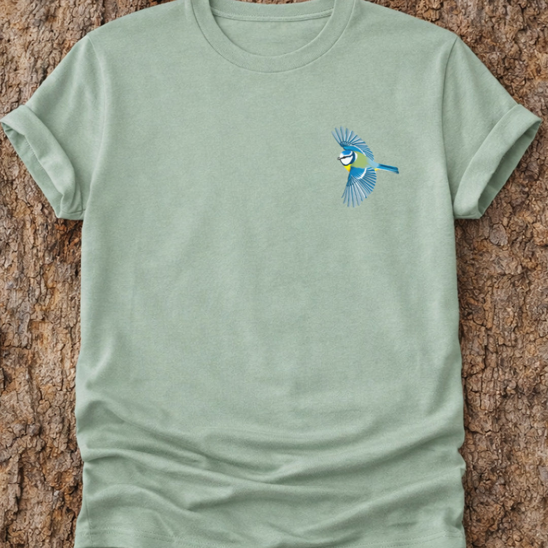 Pimpelmeesje vliegend T-shirt