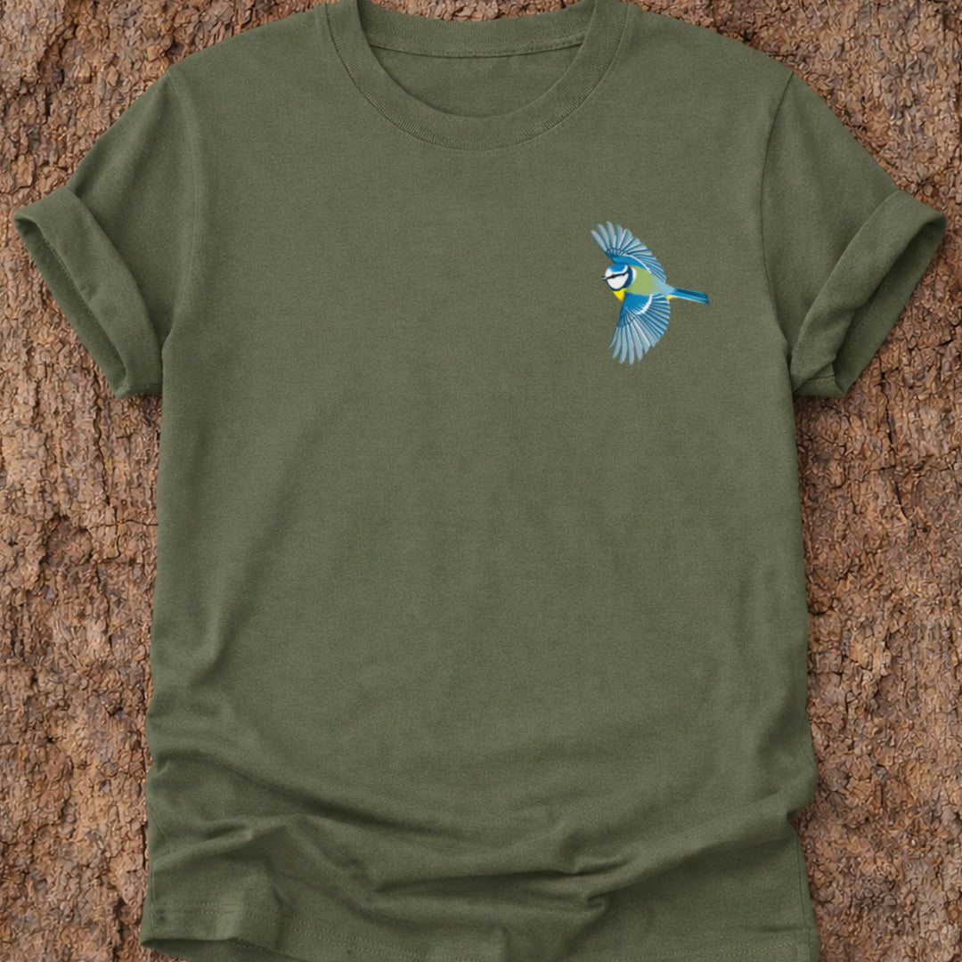 Pimpelmeesje vliegend T-shirt
