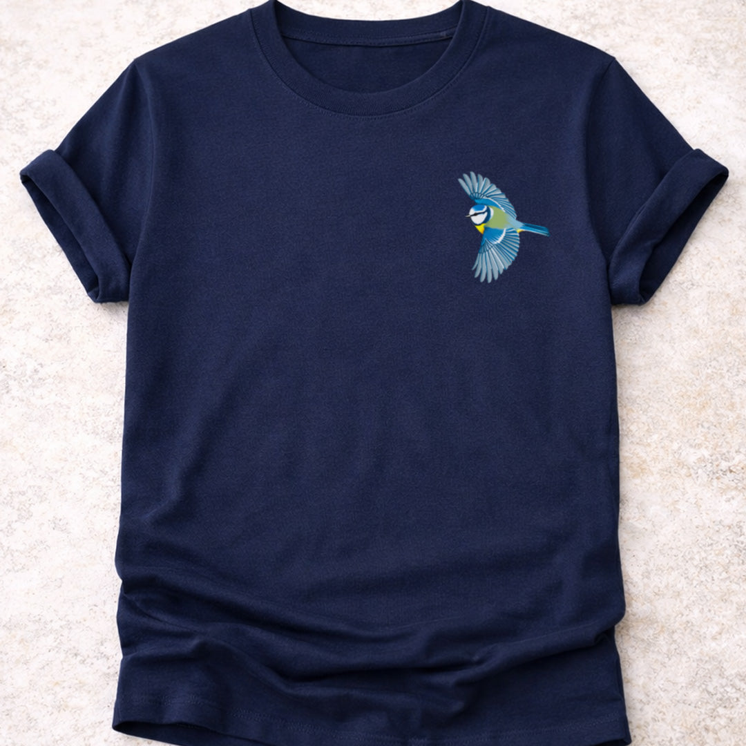 Pimpelmeesje vliegend T-shirt