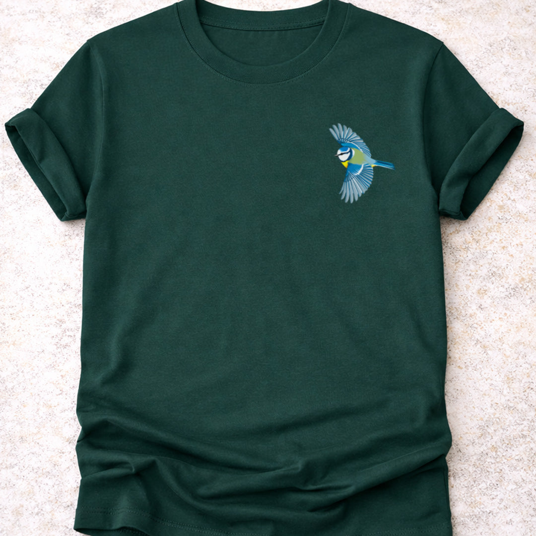 Pimpelmeesje vliegend T-shirt