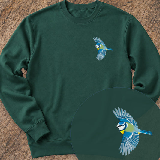 Pimpelmeesje vliegend Sweatshirt