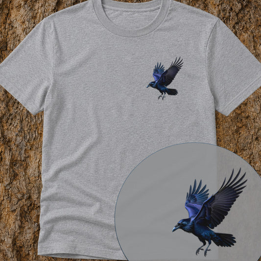 Raaf in Vlucht Bio T‑Shirt