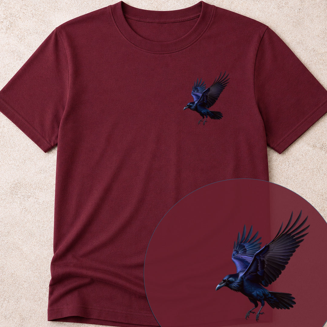 Raaf in Vlucht Bio T‑Shirt