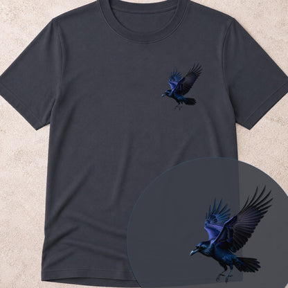 Raaf in Vlucht Bio T‑Shirt