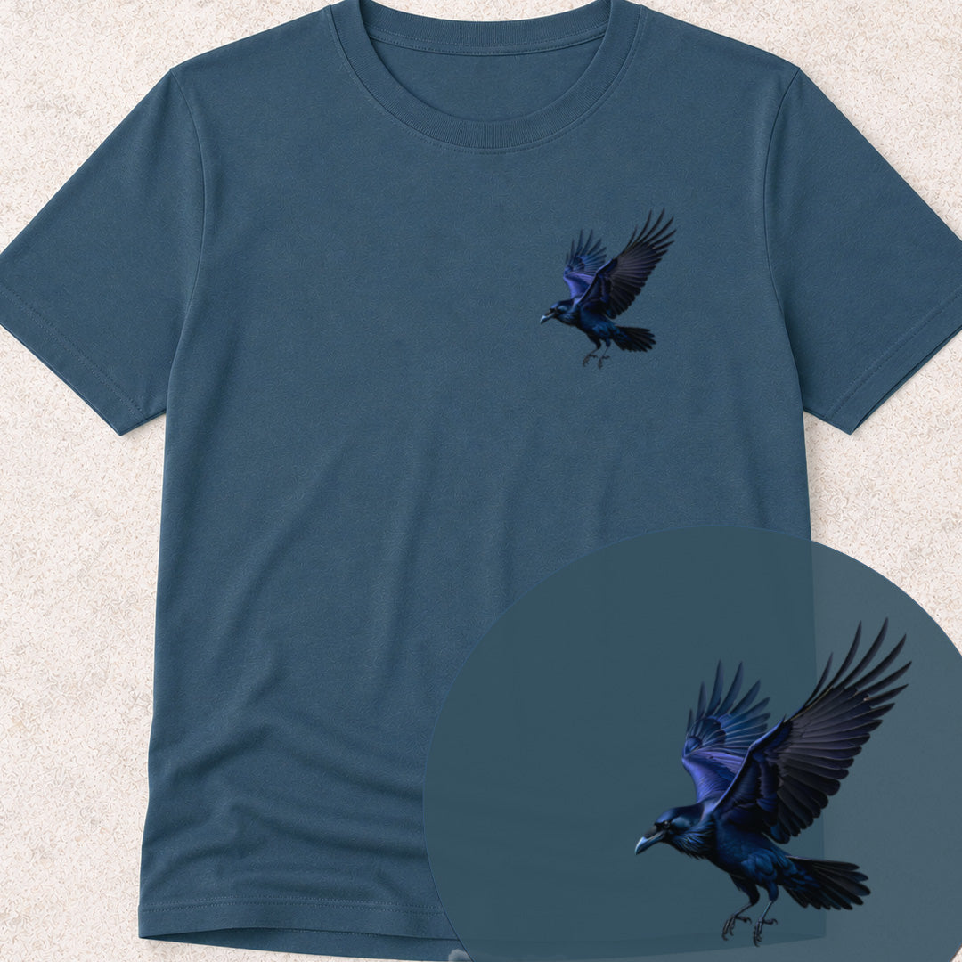 Raaf in Vlucht Bio T‑Shirt