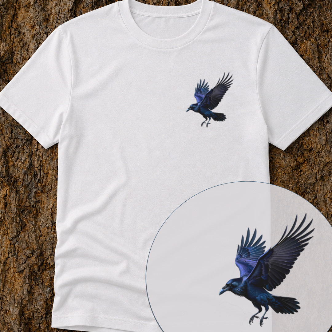 Raaf in Vlucht Bio T‑Shirt